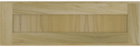 Flat  Panel   Bullnose  Poplar  Drawer Fronts